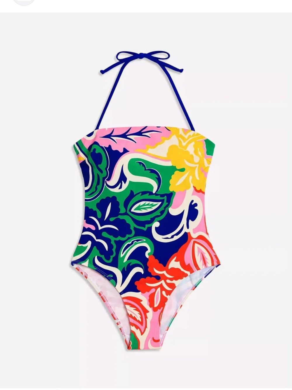 Boden Paros Abstract Floral One-Piece Swimsuit -  XL